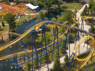 Rollercoaster view from above