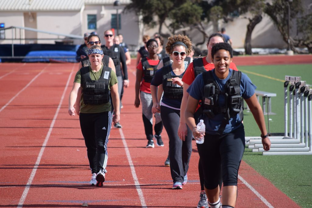 women using weighted vests for workouts