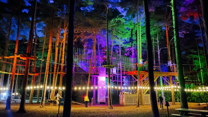 Goapesundowners Wonderful lighting at Go Ape Sundowner sessions